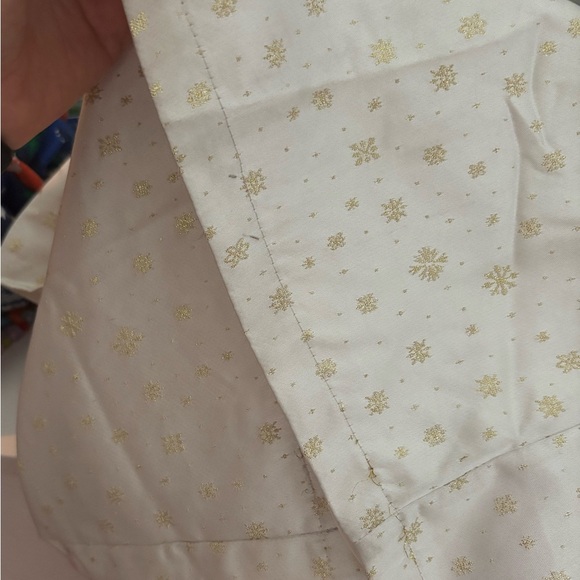 Disney World Girls White Gold Dress Size 4 - Picture 8 of 8